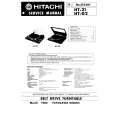HITACHI HT-21 Service Manual cover photo