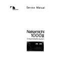 NAKAMICHI 1000II Service Manual cover photo
