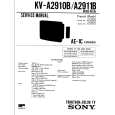 SONY KVA2910B Service Manual cover photo