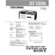 SONY ICFC600L Service Manual cover photo