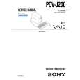 SONY PCVJ200 Service Manual cover photo