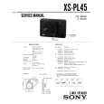 SONY XSPL45 Service Manual cover photo