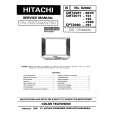HITACHI CPT751 Service Manual cover photo
