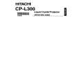 HITACHI CPL300 Owner's Manual cover photo