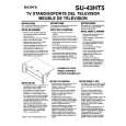 SONY SU43HT5 Owner's Manual cover photo