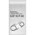 SENNHEISER KAT 15 P 48 Owner's Manual cover photo