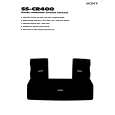 SONY SSCR400 Owner's Manual cover photo