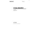 SONY EXS-6939 Owner's Manual cover photo