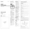 SONY ICF-CD823 Owner's Manual cover photo