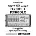 CRATE PX900DLX Owner's Manual cover photo