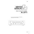 LUXMAN A371 Service Manual cover photo