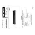 SANYO EG 477 Service Manual cover photo