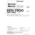 PIONEER KEH-1900 Service Manual cover photo