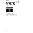 SONY CFS-55 Owner's Manual cover photo