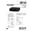 SONY CDPS41 Service Manual cover photo