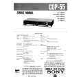 SONY CDP55 Service Manual cover photo