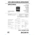 SONY HCDR550 Service Manual cover photo