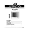 JVC AV14F702 Service Manual cover photo