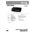 SONY ICFC4L Service Manual cover photo
