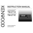 KENWOOD TM-271A Owner's Manual cover photo