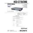 SONY HCDC770 Service Manual cover photo