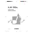 CASIO LK-70S Owner's Manual cover photo