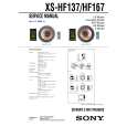 SONY XSHF137 Service Manual cover photo