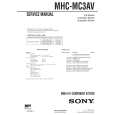 SONY MHCMC3AV Service Manual cover photo
