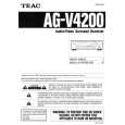 TEAC AV-V4200 Owner's Manual cover photo