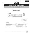 JVC KDSX985 Service Manual cover photo