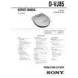 SONY DVJ85 Service Manual cover photo