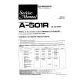 PIONEER A-501HE Service Manual cover photo