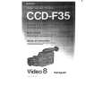 SONY CCD-F35 Owner's Manual cover photo
