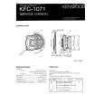 KENWOOD KFC1071 Service Manual cover photo