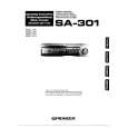 PIONEER SA-301 Owner's Manual cover photo