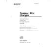 SONY CDX-T62 Owner's Manual cover photo
