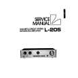 LUXMAN L-205 Service Manual cover photo