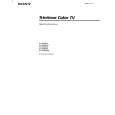 SONY KV-32XBR48 Owner's Manual cover photo
