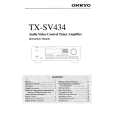 ONKYO TXSV434 Owner's Manual cover photo
