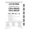 ALPINE CDA-9853R Owner's Manual cover photo