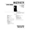 SONY M-627V Service Manual cover photo