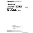 PIONEER S-A6C/XMD/E Service Manual cover photo