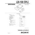 SONY LDI100SYL Service Manual cover photo
