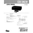 SONY CDX5N61W Service Manual cover photo