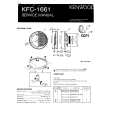 KENWOOD KFC1661 Service Manual cover photo