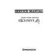 PIONEER EXCLUSIEVE M3N Service Manual cover photo