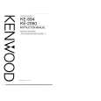KENWOOD KE2060 Owner's Manual cover photo