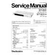 TECHNICS STS31/K Service Manual cover photo