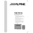ALPINE TUE-TO11A Owner's Manual cover photo