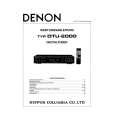 DENON DTU2000 Service Manual cover photo